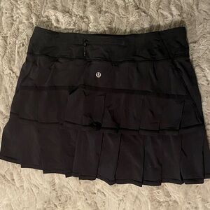 lululemon athletica Black Pleated Skirt